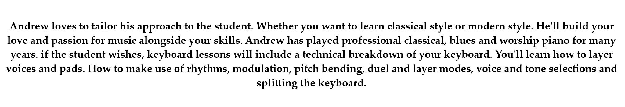 Piano & Keyboard Text